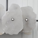 Anvers Marble Dining Table Platinum Chandelier - Heka Lighting & Trading Limited