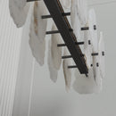 Anvers Marble Dining Table Platinum Chandelier - Heka Lighting & Trading Limited