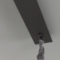 Anvers Marble Dining Table Platinum Chandelier - Heka Lighting & Trading Limited