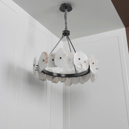 Anvers Marble Platinum Chandelier