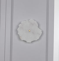 Anvers Single White Marble Brushed Brass Led Wall Sconce - Heka Lighting & Trading Limited