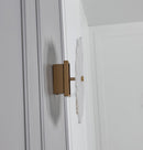 Anvers Single White Marble Brushed Brass Led Wall Sconce - Heka Lighting & Trading Limited