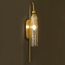 Aras Single Honey Glass Brushed Brass Wall Sconce - Heka Lighting & Trading Limited