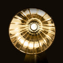 Aras Single Honey Glass Brushed Brass Wall Sconce - Heka Lighting & Trading Limited