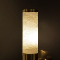 Arkas White Antique Marble Wall Sconce 30 Cm - Heka Lighting & Trading Limited