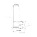 Arkas White Antique Marble Wall Sconce 30 Cm - Heka Lighting & Trading Limited