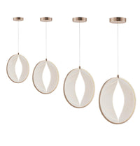 Asena Single Acrylic Led Pendant Light 50 Cm - Heka Lighting & Trading Limited