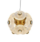 Aspar 9-Piece Antique Glass Living Room Chandelier - Heka Lighting & Trading Limited