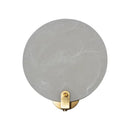 Aspendos Single Marble Brushed Brass Led Wall Sconce 20 Cm - Heka Lighting & Trading Limited