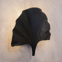 Astara Single Gi̇ngko Leaf Wall Sconce - Heka Lighting & Trading Limited