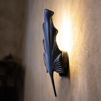 Astara Single Gi̇ngko Leaf Wall Sconce - Heka Lighting & Trading Limited