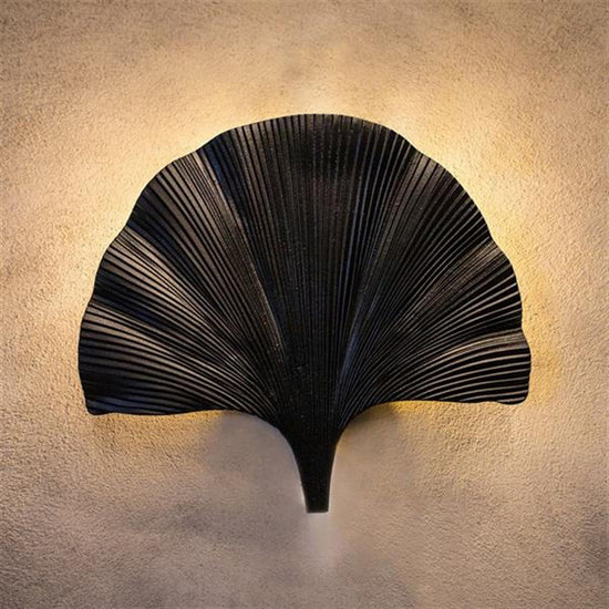 Astara Single Gi̇ngko Leaf Wall Sconce