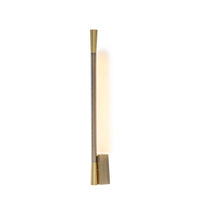 Athena Brushed Brass Led Wall Sconce 52 Cm - Heka Lighting & Trading Limited