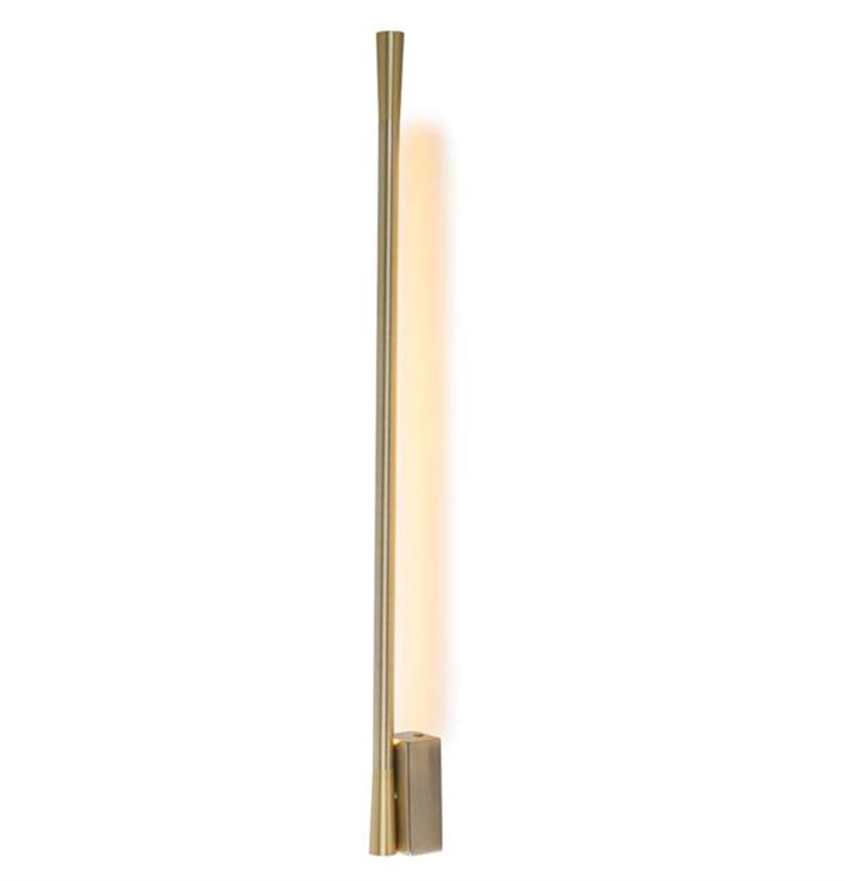 Athena Brushed Brass Led Wall Sconce 52 Cm - Heka Lighting & Trading Limited