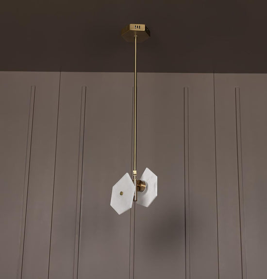 Azor Double Marble Antique Pendant Light