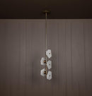 Azor Five Marble Brass Pendant Light - Heka Lighting & Trading Limited