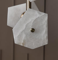 Azor Five Marble Brass Pendant Light - Heka Lighting & Trading Limited