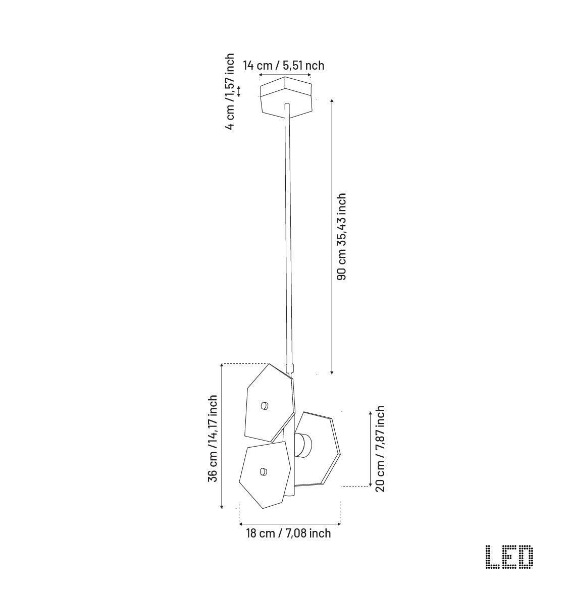 Azor Triple Marble Antique Pendant Light - Heka Lighting & Trading Limited