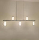 Bükreş 5-Piece Chrome Stainless Dining Table Chandelier - Heka Lighting & Trading Limited
