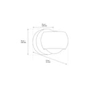 Balamir White Single Led Wall Sconce - Heka Lighting & Trading Limited