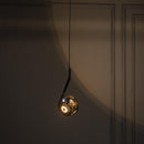 Barlas Single Gold Glass Led Pendant Light Chandelier - Heka Lighting & Trading Limited