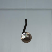 Barlas Single Gold Glass Led Pendant Light Chandelier - Heka Lighting & Trading Limited
