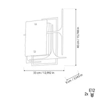 Belize Frosted Glass Resin Protected Dark Antique Wall Sconce - Heka Lighting & Trading Limited