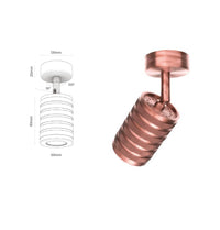 Bella Copper Serrated Spotlight 6X9 Cm - Heka Lighting & Trading Limited