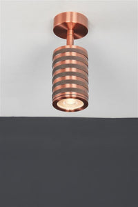 Bella Copper Serrated Spotlight 6X9 Cm - Heka Lighting & Trading Limited