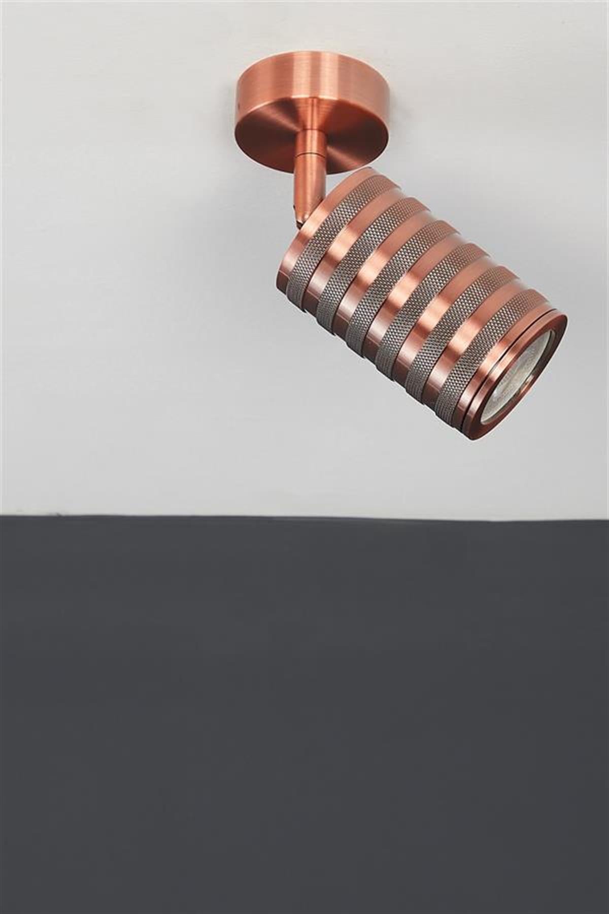 Bella Copper Serrated Spotlight 6X9 Cm - Heka Lighting & Trading Limited