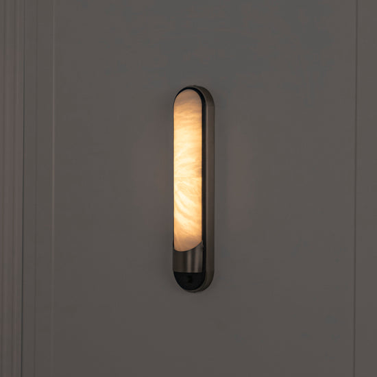 Bender Marble Platinum Wall Sconce