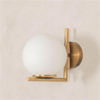 Berde Soft Brass Antique Wall Sconce 20 Cm - Heka Lighting & Trading Limited