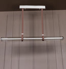 Bermuda Transparent Glass Beige Dining Table Chandelier 120 Cm - Heka Lighting & Trading Limited