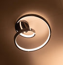 Bern Platin Stainless Acrylic Plafonier 45 Cm - Heka Lighting & Trading Limited