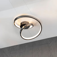Bern Platin Stainless Acrylic Plafonier 45 Cm - Heka Lighting & Trading Limited