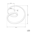 Bern Platin Stainless Acrylic Plafonier 45 Cm - Heka Lighting & Trading Limited