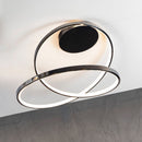 Bern Platin Stainless Acrylic Plafonier 80 Cm - Heka Lighting & Trading Limited