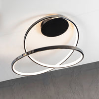 Bern Platin Stainless Acrylic Plafonier 80 Cm - Heka Lighting & Trading Limited