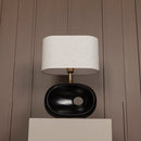 Berova Antique Black Porcelain Lampshade - Heka Lighting & Trading Limited