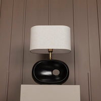 Berova Antique Black Porcelain Lampshade - Heka Lighting & Trading Limited