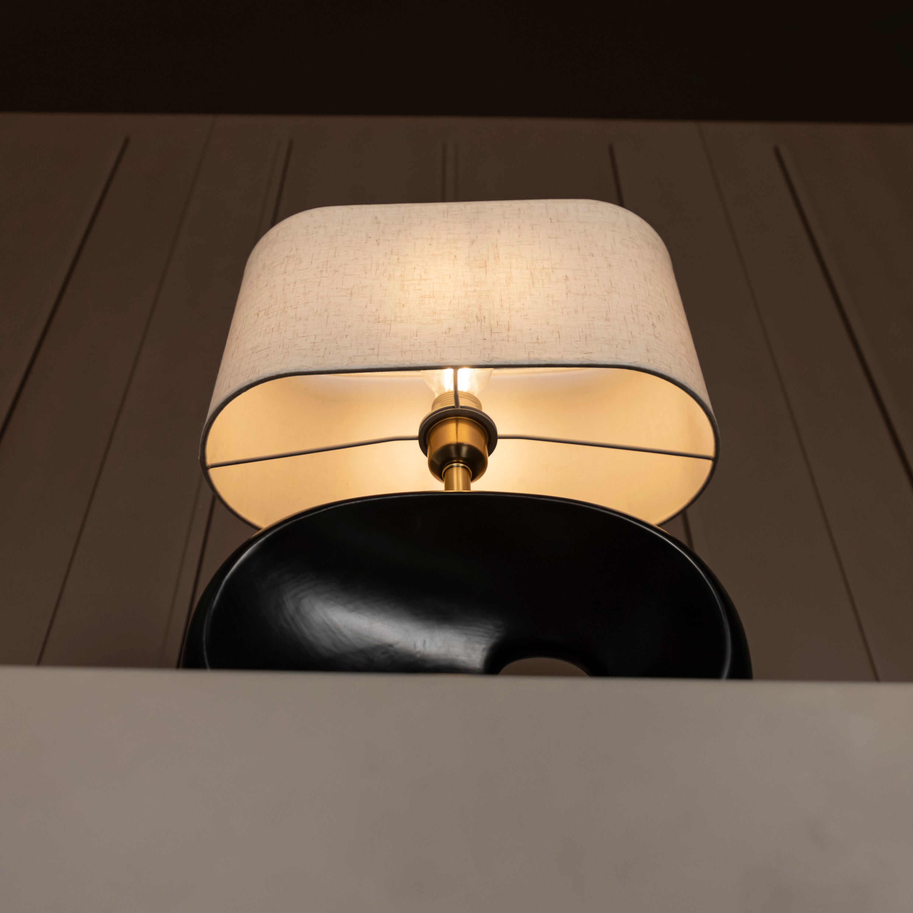 Berova Antique Black Porcelain Lampshade - Heka Lighting & Trading Limited