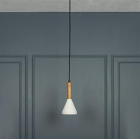 Bono Wenge White Wood Concrete Gu10 Pendant Light Chandelier - Heka Lighting & Trading Limited
