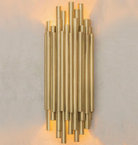 Brubeck Brushed Brass Wall Sconce - Heka Lighting & Trading Limited