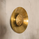 Brushed Brass Wall Sconce With Slime Tattoo 30 Cm - Heka Lighting & Trading Limited