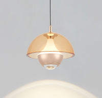 Bumin Honey Acrylic Gold Aluminum Led Pendant Light 18 Cm - Heka Lighting & Trading Limited