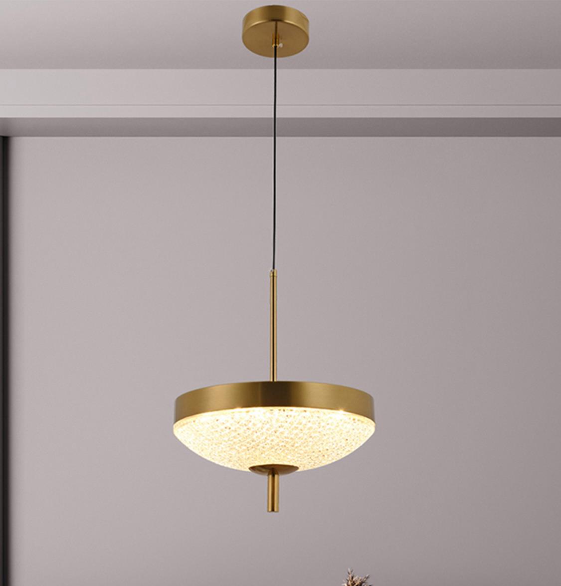 Burkina Antique Transparent Glass Led Pendant Light Chandelier 30 Cm - Heka Lighting & Trading Limited