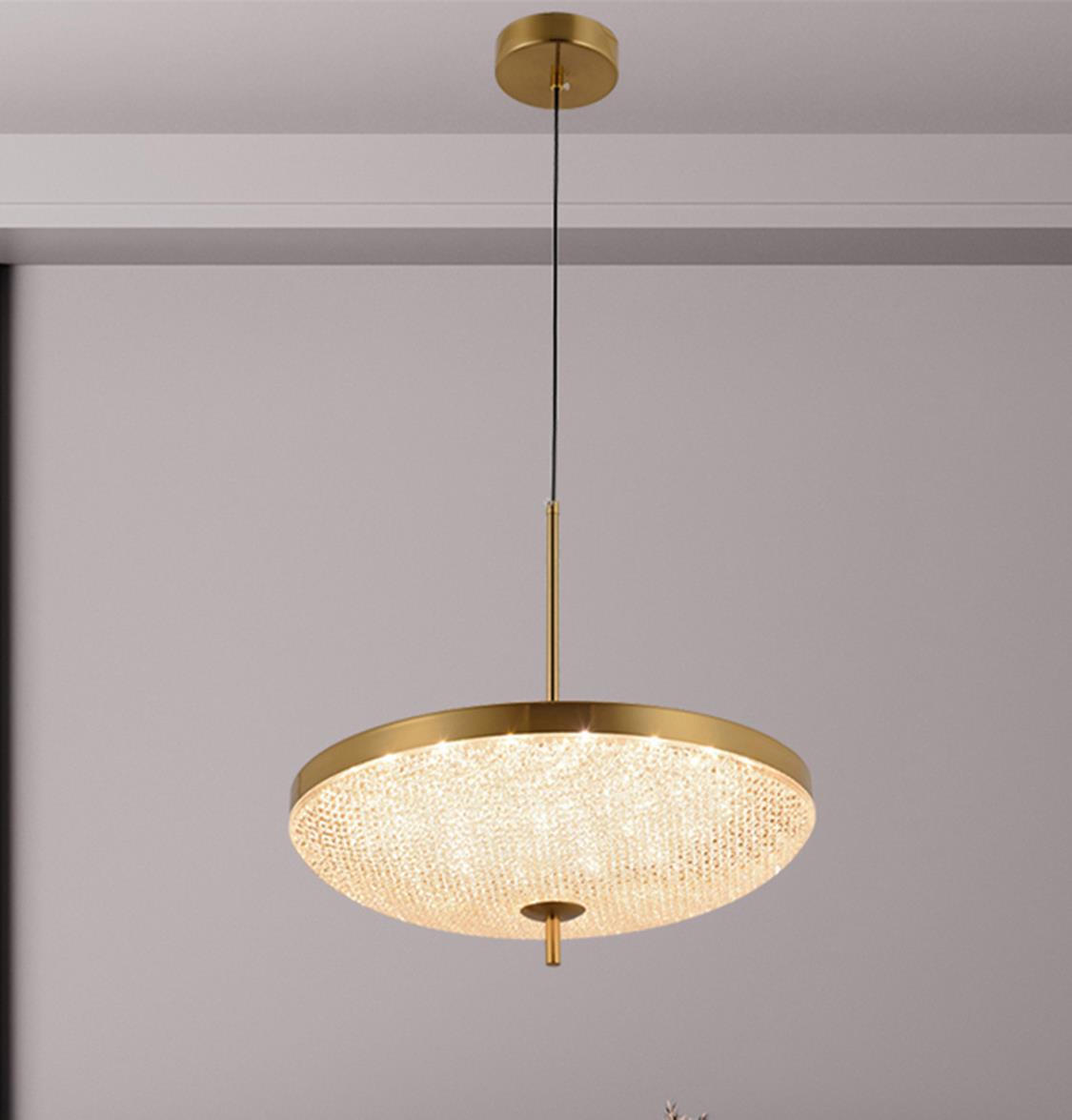Burkina Antique Transparent Glass Led Pendant Light Chandelier 40 Cm - Heka Lighting & Trading Limited
