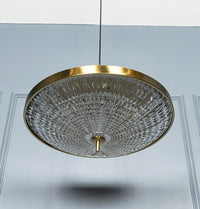 Burkina Antique Transparent Glass Led Pendant Light Chandelier 40 Cm - Heka Lighting & Trading Limited