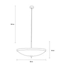 Burkina Antique Transparent Glass Led Pendant Light Chandelier 40 Cm - Heka Lighting & Trading Limited