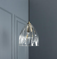 Dakar Transparent Glass Pendant Light Chandelier 25 Cm - Heka Lighting & Trading Limited